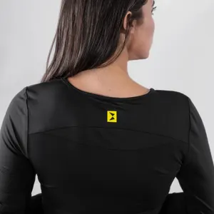 Perfection Stretch Cropped Top - Zwart