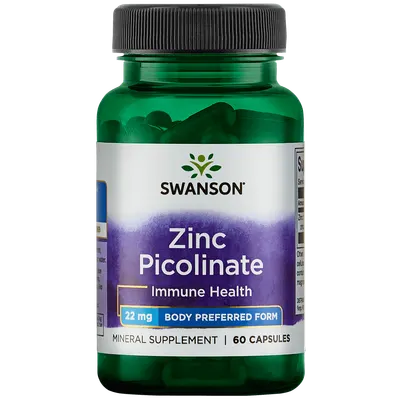 Zinc Picolinate Body Preferred form 22mg